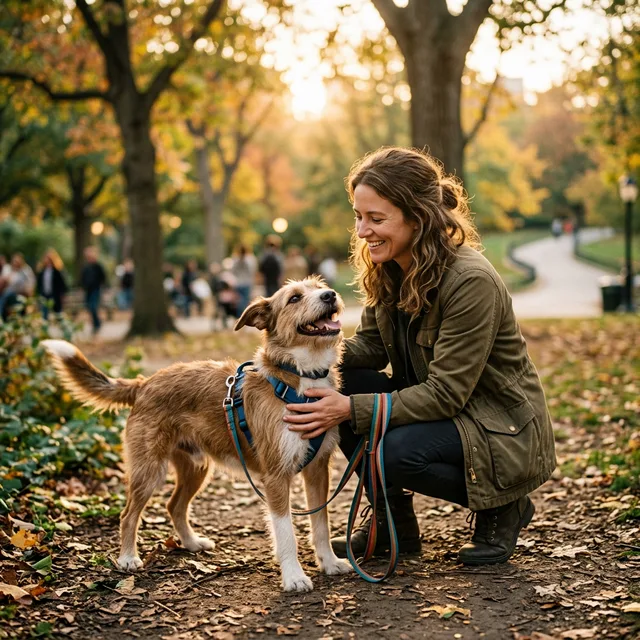 Paseadora con perrito